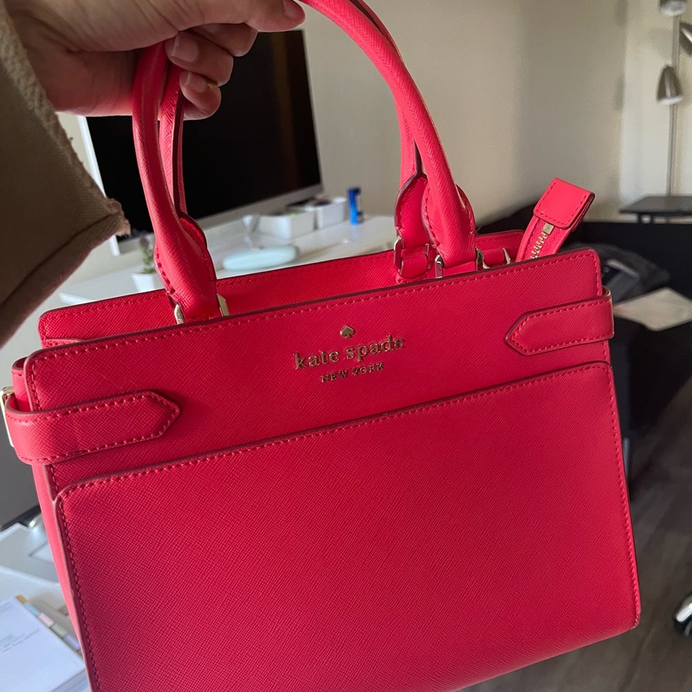 Kate Spade Medium Satchel purse (dark pink